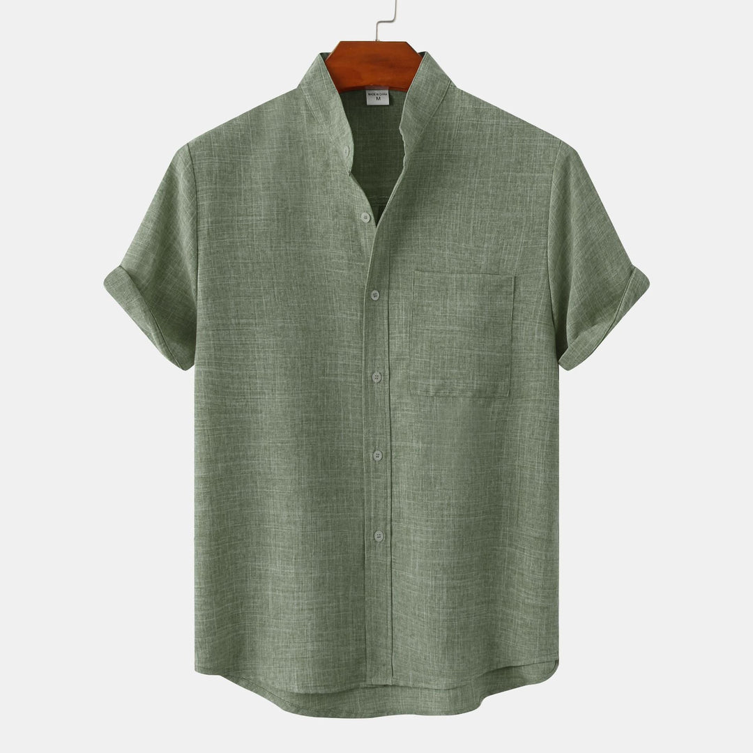 Toulouse™ | Chemise en coton unie avec boutons
