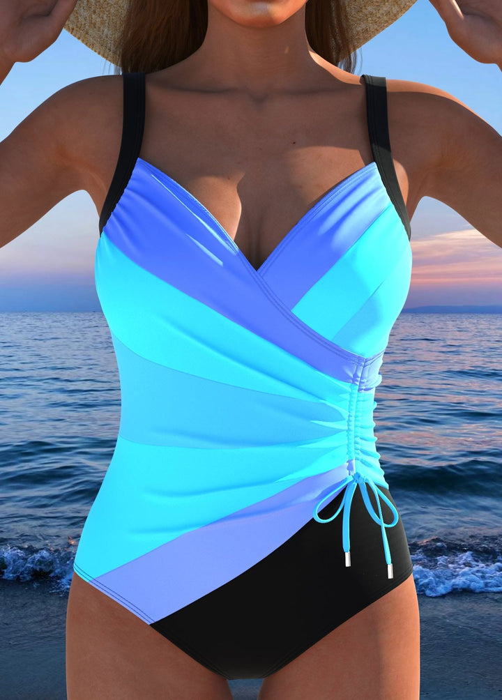 Maillot de bain noir Luxe avec imprimé coloré I Dernier jour 80% de réduction !