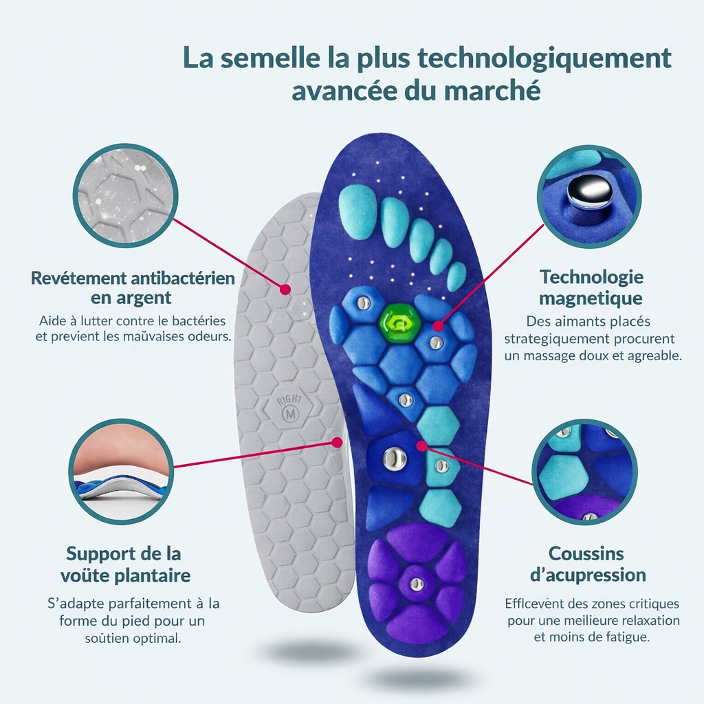 Semelles magnétiques ReliveX™