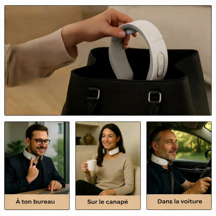 NeuroRelease™ Soulagement du cou | Élimine 92 % des tensions cervicales, maux de tête et picotements en 10 minutes