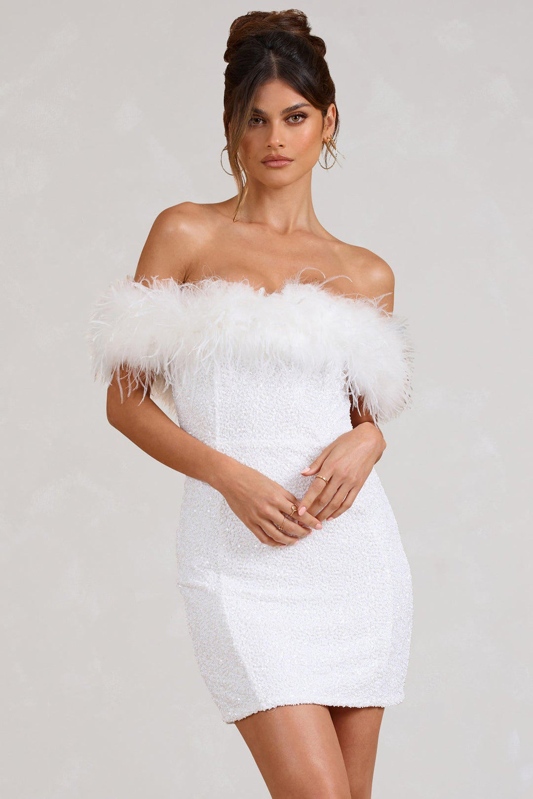 Toulouse™ | Robe à pailettes avec plumes