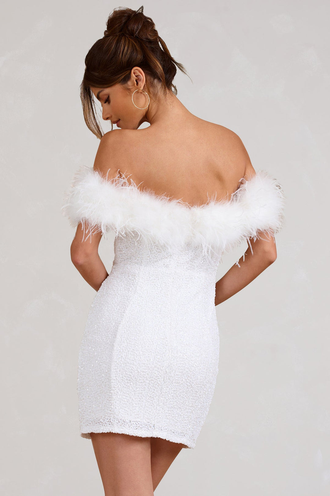 Toulouse™ | Robe à pailettes avec plumes