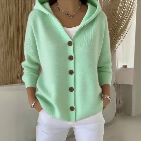 Felicia | Cardigan tendance à capuche